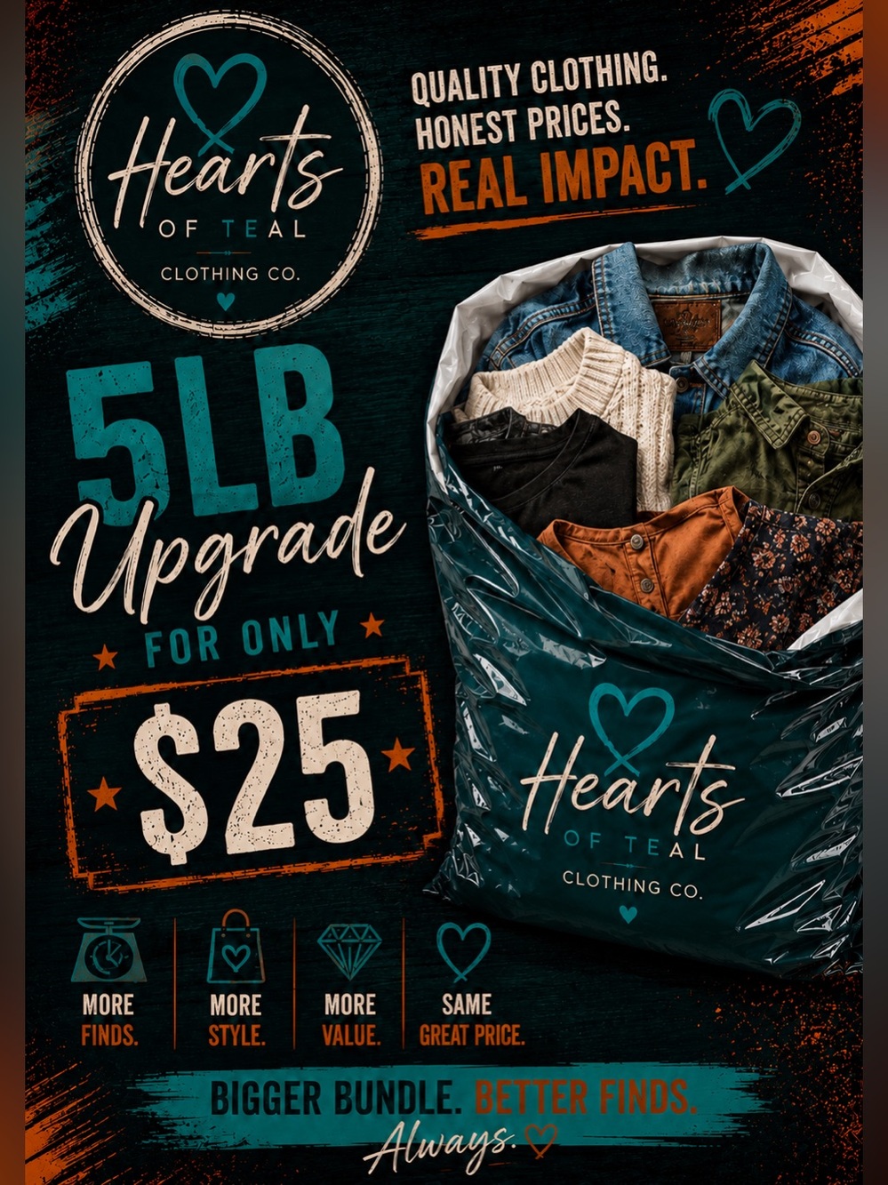 Men’s FILL-A-BAG UPGRADE to 10lbs